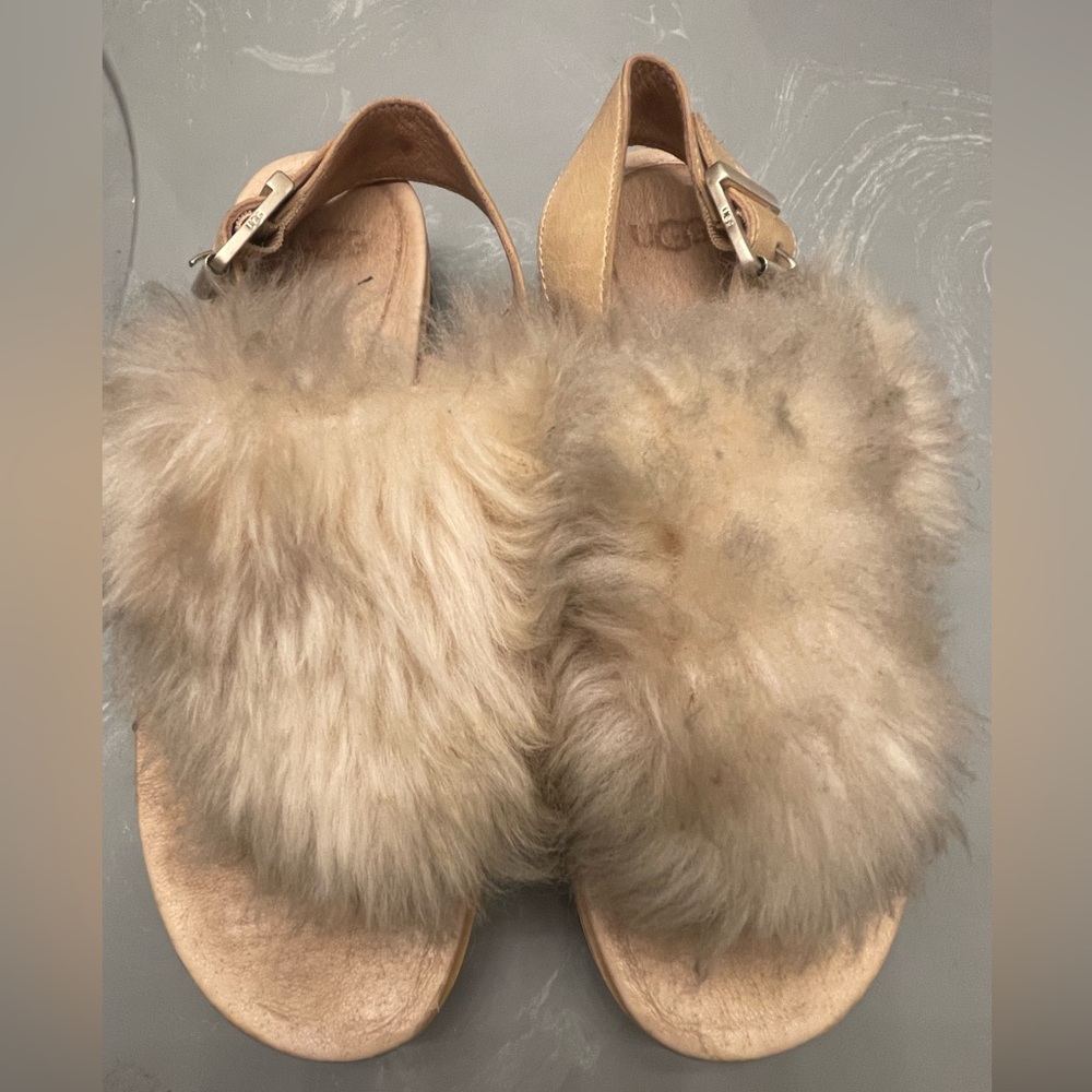 UGG Holly Fur Sandals